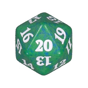Game Night 2019: D20 Die (Green)